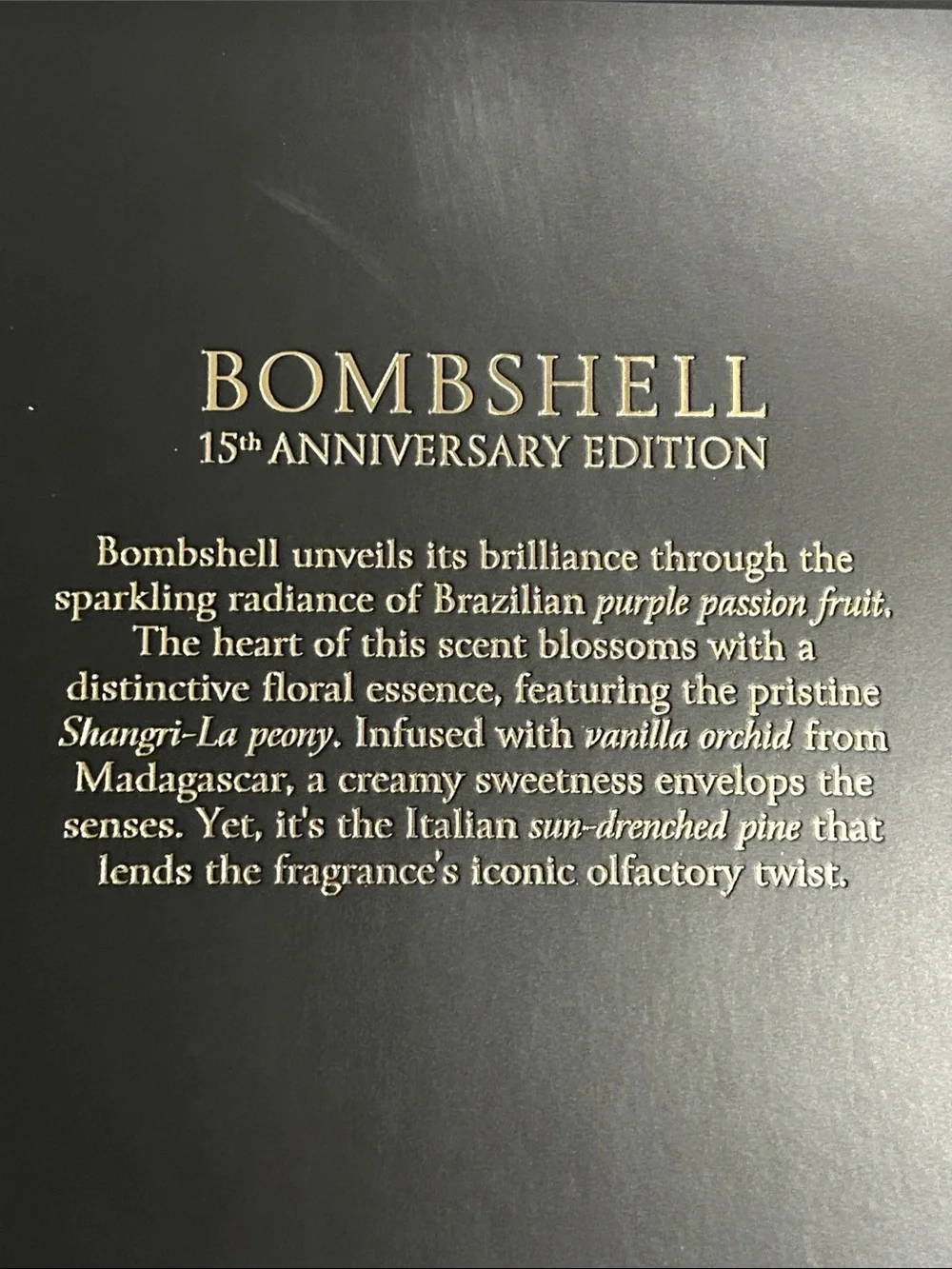 VICTORIA'S SECRET BOMBSHELL 15th ANNIVERSARY EDITION